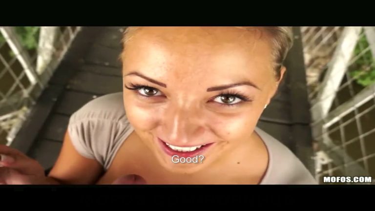 Blonde Czech Paid Sex: Slutty Public Stranger Encounter