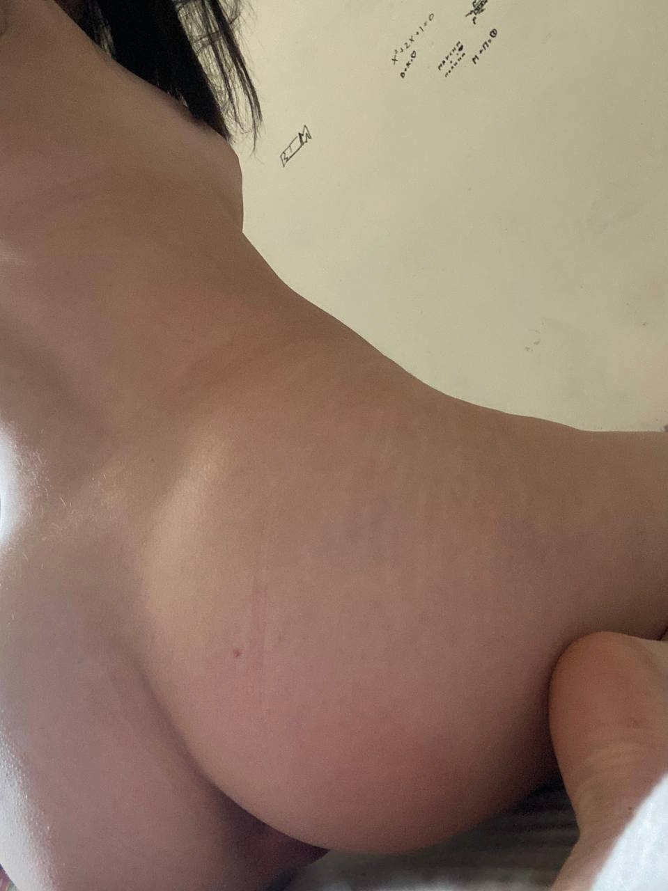Cute 18 year old touching toes naked